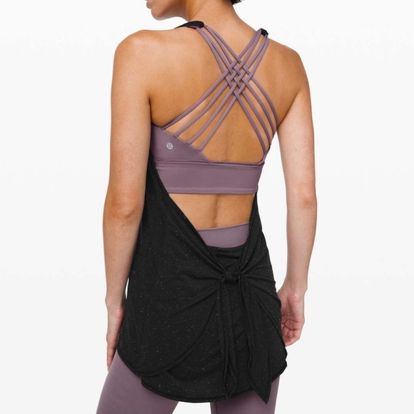 lululemon athletica Tops - Exclt Cond. Lululemon Tied in Energy 2-in-1 Tank